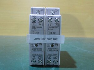 中古IDEC PS5R-SB24 Power Supply 24V 0.65A *2(JBWR50107B162)