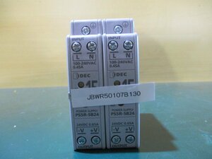 中古IDEC PS5R-SB24 Power Supply 24V 0.65A *2(JBWR50107B130)