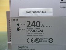 中古IDEC PS5R-G24 POWER SUPPLY 240W 100-240V AC 4.0A(JBWR50109C147)_画像2