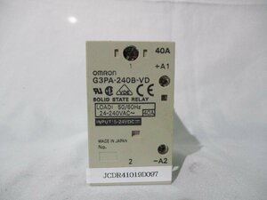 中古 OMRON G3PA-240B-VD パワー・ソリッドステートリレー(JCDR41019D097)