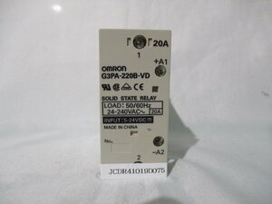 中古 OMRON G3PA-220B-VD パワー・ソリッドステートリレー 送料別(JCDR41019D075)