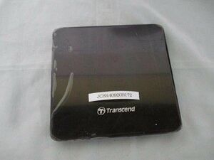 中古 Transcend 薄型ポータブルCD/DVDドライブ TS8XDVDS-K(JCBR40920B172)