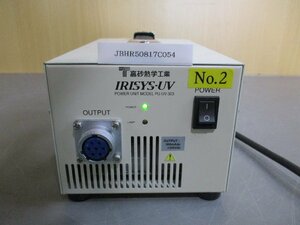 中古 HAMAMATSU POWER UNIT MODEL PU-UV-303 UV LED光源 通電OK(JBHR50817C054)