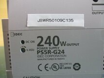 中古IDEC PS5R-G24 POWER SUPPLY 240W 100-240V AC 4.0A(JBWR50109C135)_画像2