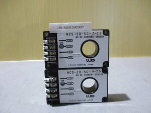 中古 YOKOHAMA AC DC CURRENT SENSOR HCS-20-SC-A-2.5 サーボ式電流センサ[2個セット](JBUR50130C037)