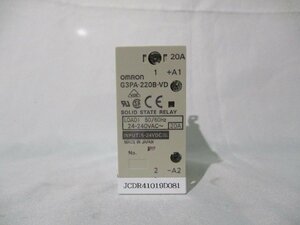 中古 OMRON G3PA-220B-VD パワー・ソリッドステートリレー 送料別(JCDR41019D081)