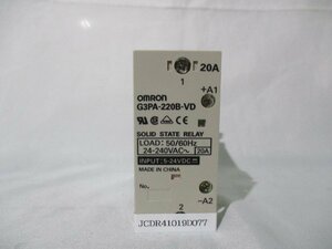 中古 OMRON G3PA-220B-VD パワー・ソリッドステートリレー 送料別(JCDR41019D077)