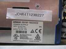 中古 OMRON S8VM-15024CD スイッチング・パワーサプライ DC24V 6.5A(JCHR41123B227)_画像3