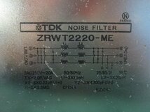 中古 TDK NOISE FILTER ZRWT2220-MEノイズフィルター(JCER41101B028)_画像6