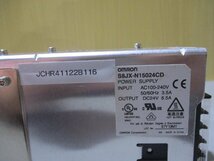 中古 OMRON S8JX-N15024CD パワーサプライ(JCHR41122B116)_画像3