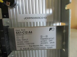 中古 FUJI SOLID STATE CONTACTOR SS1202-3Z-D3/HEAT SINK SX1-C12-A4(JCKR50303C010)