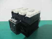 中古 MITSUBISHI SOLID STATE CONTACTOR US-K120TE ソリッドステート コンタクタ AC100-240V [3個セット](JCLR50216D018)_画像1