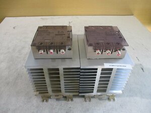 中古 OMRON SOLID STATE CONTACTOR G3PE-245B-3N ソリッドステート コンタクタ AC100-240V 45A[2個セット](JCNR41223C054)