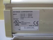 中古KEYENCE コントローラ内蔵除電器 バータイプ本体 SJ-R060(JCPR41128D016)_画像8