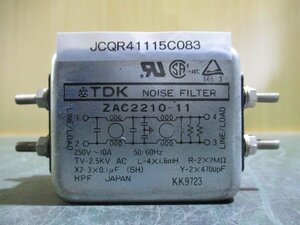 中古 TDK NOISE FILTER ZAC2210-11(JCQR41115C083)