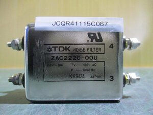 中古 TDK ZAC2220-00U ノイズフィルター(JCQR41115C067)