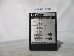 中古 M-SYSTEM K-UNIT SIGNAL CONDITIONER KYV-AA-B アイソレーター(JCQR41115C137)