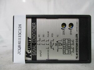 中古 M-SYSTEM K-UNIT SIGNAL CONDITIONER KYV-AA-B アイソレーター(JCQR41115C124)
