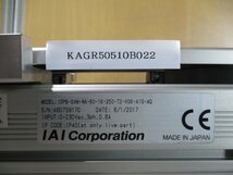 中古 IAI ISPB-SXM-WA-60-16-250-T2-X06-A1S-AQ アクチュエータ(KAGR50510B022)_画像2