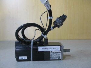 中古MITSUBISHI AC SERVO MOTOR HC-KFS13B サーボモータ 3AC 105V 0.7A 100W(KBM50727D173)