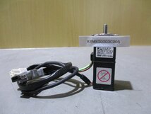 中古 YASKAWA AC SERVO MOTOR SGMMJ-A1CAA21 サーボモータ 10W 24V 2.1A(KBMR50203C205)_画像1