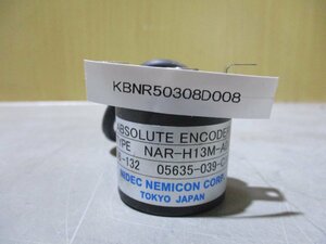 中古 NIDEC ABSOLUTE ENCODER NAR-H13M-AD(KBNR50308D008)