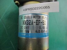 中古 SAWAMURA DC GEARED MOTOR MM32A-EF-50(KBPR50222C055)_画像3