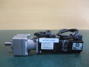 中古Yaskawa サーボモータ SGMAS-01A2A2C 100W 200V 0.91A/SHIMPO エイブル減速機 VRSF-3B-100(KBTR50111C054)