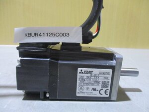 中古 MITSUBISHI AC SERVO MOTOR HF-KP13 AC サーボモーター 100W(KBUR41125C003)