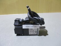 中古 MITSUBISHI AC SERVO MOTOR HF-KP13 AC サーボモーター 100W(KBUR41126C129)_画像1