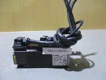 中古 MITSUBISHI AC SERVO MOTOR HF-KP053B AC サーボモーター 50W(KBUR41128C148)_画像1