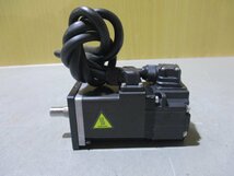 中古 MITSUBISHI AC SERVO MOTOR HF-KP13 AC サーボモーター 100W(KBUR41126C130)_画像5