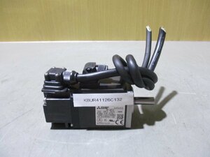 中古 MITSUBISHI AC SERVO MOTOR HF-KP13 AC サーボモーター 100W(KBUR41126C132)