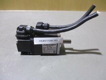 中古 MITSUBISHI AC SERVO MOTOR HF-KP13 AC サーボモーター 100W(KBUR41128C162)_画像1