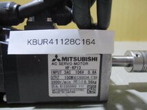 中古 MITSUBISHI AC SERVO MOTOR HF-KP13 AC サーボモーター 100W(KBUR41128C164)_画像2