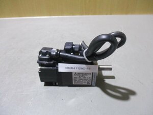 中古 MITSUBISHI AC SERVO MOTOR HF-KP13 AC サーボモーター 100W(KBUR41128C157)