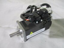 中古 MITSUBISHI AC SERVO MOTOR HF-KP13 AC サーボモーター 100W(KBVR41209C012)_画像1