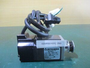 中古MITSUBISHI サーボモータ HC-PQ13 3AC 105V 0.9A(KBVR50107C250)