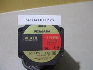 中古 ORIENTAL MOTOR PK566AEM ステッピングモーター(KCCR41125C128)