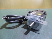 中古 MITSUBISHI AC SERVO MOTOR HF-KP13 AC サーボモーター 100W(KCDR41105C018)_画像1