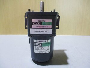 中古 ORIENTAL MOTOR 3GN25K/MSM315-412モーター(KCDR41116C071)