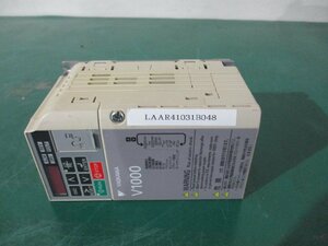 中古 YASKAWA V1000 Inverter CIMR-VA2A0002BSA 0.4KW/0.2KW AC3PH 200-240V 50/60Hz(LAAR41031B048)