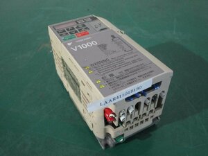 中古 YASKAWA V1000 Inverter CIMR-VA2A0002BSA インバーター 0.4KW/0.2KW AC3PH 200-240V 50/60Hz(LAAR41101B130)