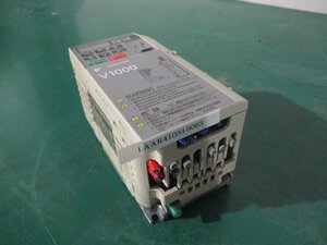 中古 YASKAWA V1000 Inverter CIMR-VA2A0002BSA 0.4KW/0.2KW AC3PH 200-240V 50/60Hz(LAAR41031B063)