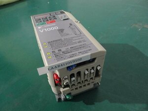 中古 YASKAWA V1000 Inverter CIMR-VA2A0002BSA インバーター 0.4KW/0.2KW AC3PH 200-240V 50/60Hz(LAAR41101B102)