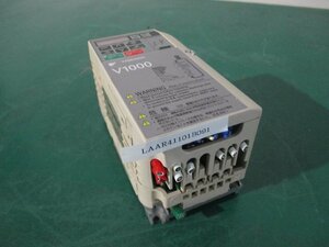 中古 YASKAWA V1000 Inverter CIMR-VA2A0002BSA インバーター 0.4KW/0.2KW AC3PH 200-240V 50/60Hz(LAAR41101B091)