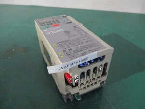 中古 YASKAWA V1000 Inverter CIMR-VA2A0002BSA インバーター 0.4KW/0.2KW AC3PH 200-240V 50/60Hz(LAAR41101B081)