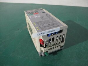 中古 YASKAWA V1000 Inverter CIMR-VA2A0002BSA インバーター 0.4KW/0.2KW AC3PH 200-240V 50/60Hz(LAAR41101B078)