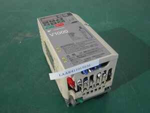 中古 YASKAWA V1000 Inverter CIMR-VA2A0002BSA インバーター 0.4KW/0.2KW AC3PH 200-240V 50/60Hz(LAAR41101B131)