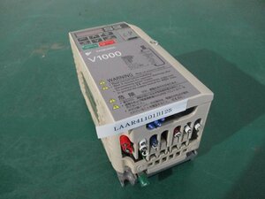 中古 YASKAWA V1000 Inverter CIMR-VA2A0002BSA インバーター 0.4KW/0.2KW AC3PH 200-240V 50/60Hz(LAAR41101B125)